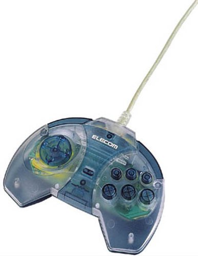 Amazon.co.jp: ELECOM JC-U609GT 9ボタンUSBゲームパッド グラファイト