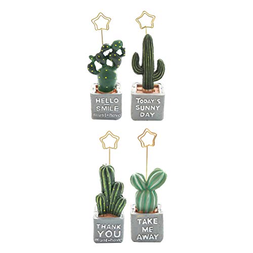 Toyvian Porta Memo Clip Legno Segnaposto