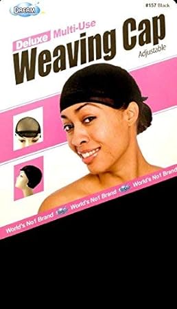 Dream Deluxe Multi Use Weaving Cap Black #0157 - 2 pack