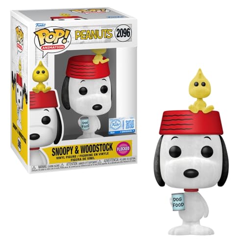 Snoopy & Woodstock Exclusive Funko Pop! (Flocked)