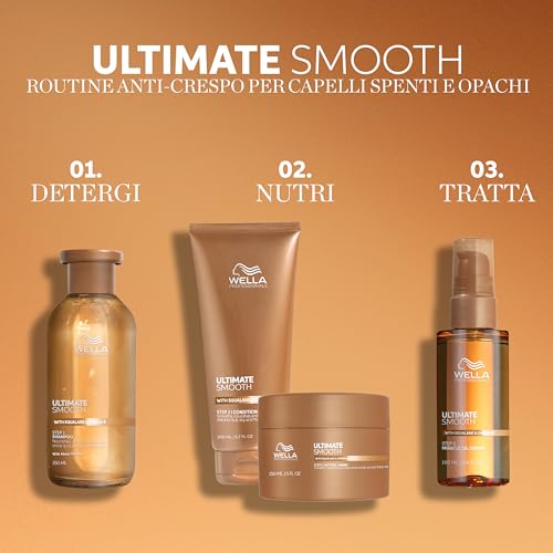 Wella Professionals Ultimate Smooth Shampoo Shampoo Nutriente Intenso Per Capelli Brillanti E Morbidi 1000 Ml - 8