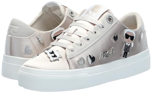 Image of Karl Lagerfeld Women's Cate Pins Lace Up Sneaker