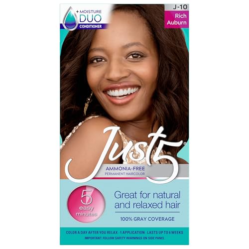JUST 5 Women Hair Color Rich Auburn