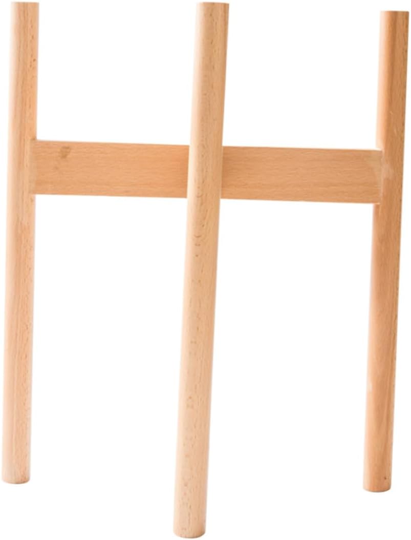 BESPORTBLE Sturdy Wooden Flowerpot Rack Simple Indoor Bonsai Frame for Color Modern Design Plant Stand for Room Balcony Kitchen and Garden