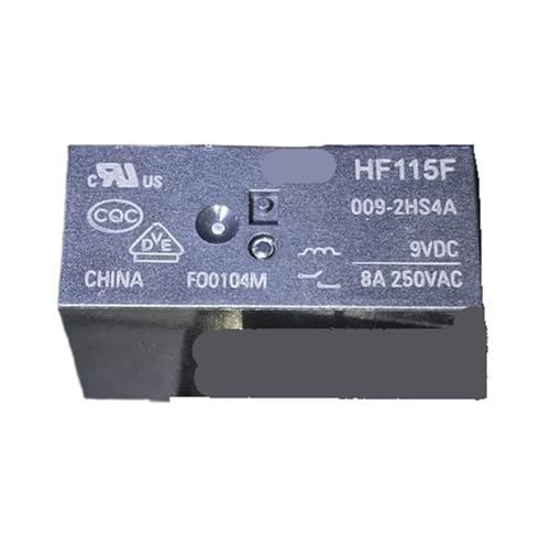 Relé HF115F 012-2HS4AF con aislamiento de alta seguridad y conmutación de 6 pines