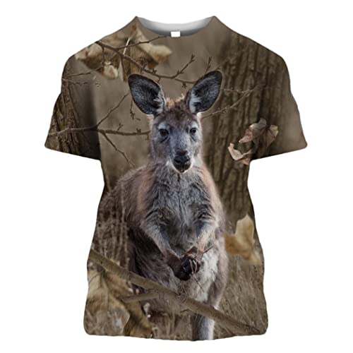 T-shirt unisexe camouflage 3D idéal pour vos sorties d'été décontractées
