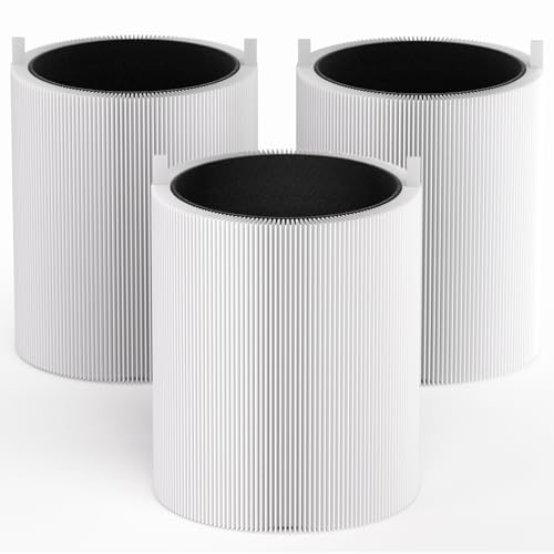 Image of 3 Pack 311 Auto Filters Replacement Compatible with Blue Pure 311 Auto Air Purifier, 2-in-1 Silent and Activated Carbon Filter