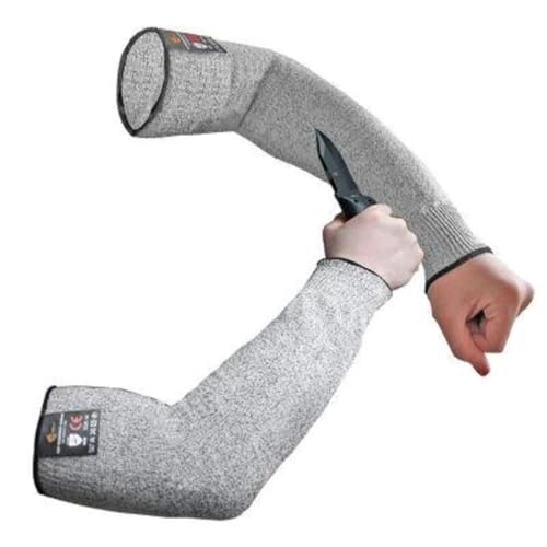 Mangas elásticas y guantes anticortes de 35cm para podar plantas con espinas de forma cómoda 3