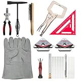 GUTIMORE MIG Welding Tools,22pcs,Chipping Hammer,13.5