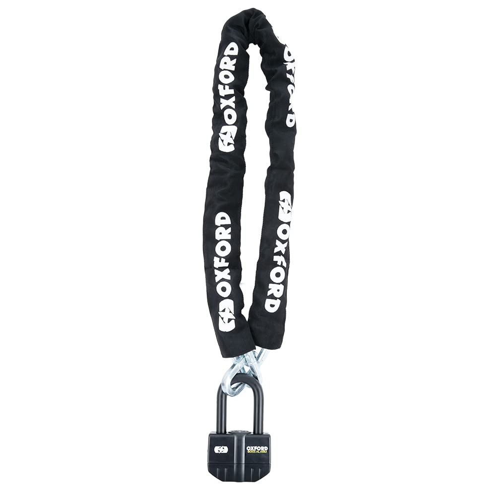 Oxford Motorcycle Boss Alarm Chain & Lock 1.2M Motorbike Security Chains
