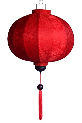 Lampionsenzo Chinesische Lampion Rund Rot by