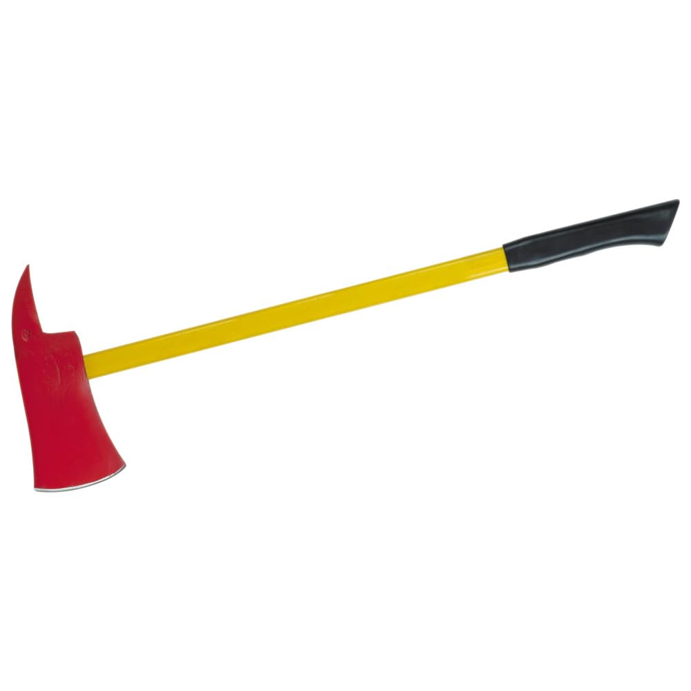 Dönges Fire Axe mit Glasfaserstiel, amerikanische Form (Axt Feueraxt Feuerwehraxt Forstaxt Holzaxt Waldarbeiteraxt Waldaxt) Länge: 90 cm, Stiel nahezu unzerstörbar