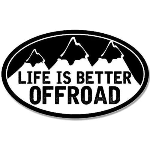 Autocollant voiture montagne et sticker tout-terrain imperméable pour gourde et PC