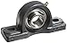 Hub City PB250URX1 Pillow Block Mounted Bearing, Normal Duty, Low Shaft Height, Relube, Setscrew Locking Collar, Narrow Inner Race, Cast Iron Housing, 1" Bore, 1.65" Length Through Bore, 1.311" Base To Height