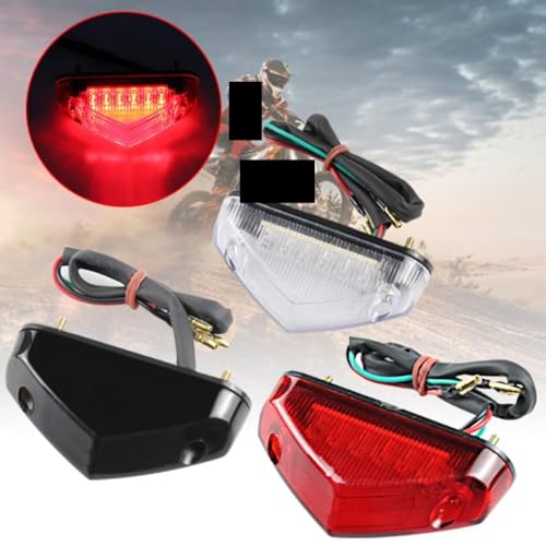 Lámpara matrícula multifunción de 12V con luces de freno integradas 6