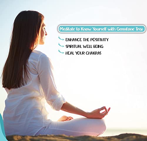 7 Chakra Tree Of Life - Crystal Tree For Positive Energy - Gemstone Tree - Seven Chakra Tree - Spiritual Wisdom - Feng Shui Tree Decor - Handmade - Healing Tree - Attract Good Luck & Charm Gift #TOP5