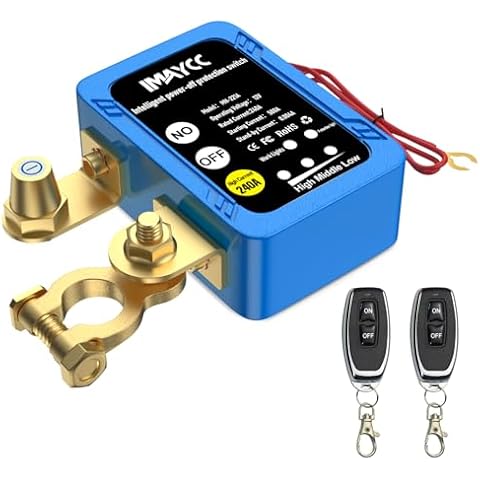 IMAYCC Remote Car Battery Disconnect Switch Cover