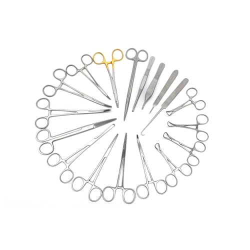 Feline Spay General Surgical Instrument Stainless Steel 18 paces Kit, which is Designed to be Easy to use for All Veterinarians.