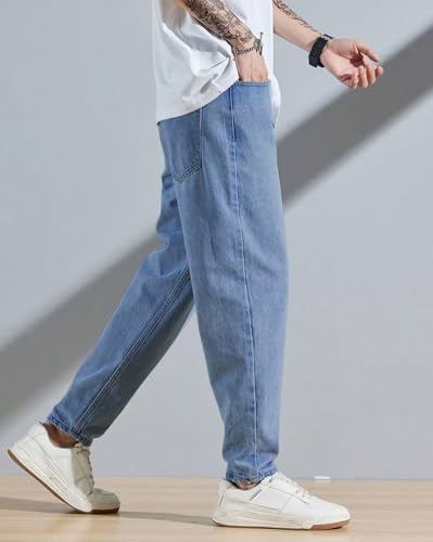 Image of Vogaan Men's Denim Jeans || Tapered Fit Denim Jeans for Men