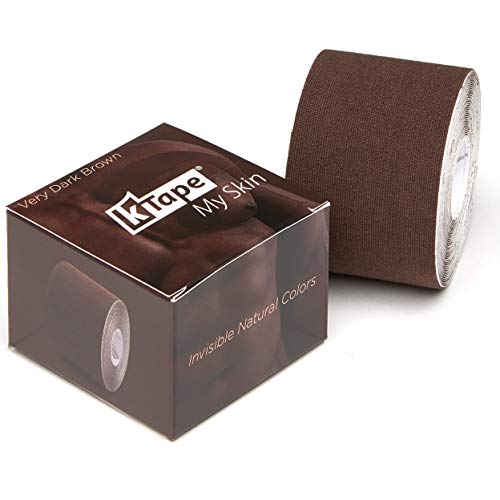 K-Tape My Skin Very Dark Brown (Rouleau simple, 5 cm x 5 m) [Brun Très Foncé]