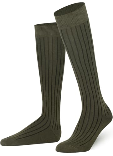 Image of Mysocks Knee High Socks for Women Men Combed Cotton Seamless Toe Tall Long High Socks