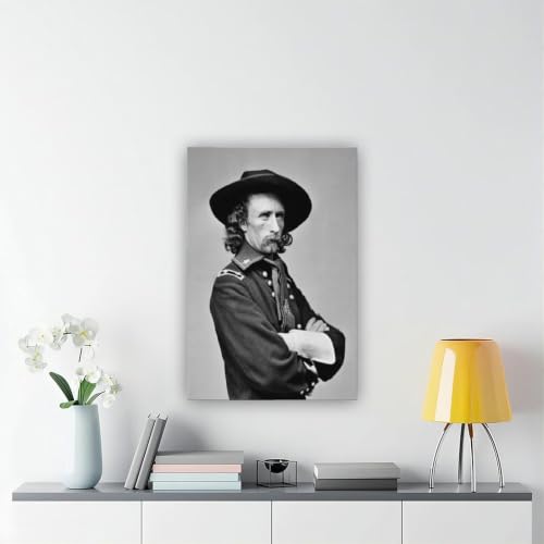 Impression sur toile George Armstrong Custer 1865 finition premium