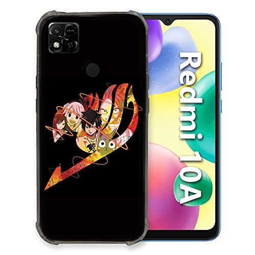 Cover Per Xiaomi Redmi 10A Manga Fairy Tail Logo Nero