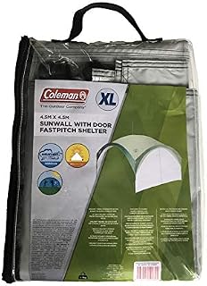 Coleman Side Panel Fast Pitch Shelter XL 4.5 x 4.5 m, Gazebo Side Panel with Windows and Door, High Sun Protection 50+, Water Resistant