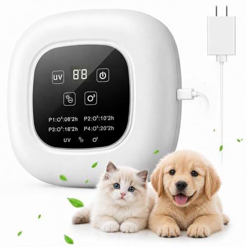 Cat Litter Deodorizer & Air Purifier, Plug In Ionic Air Freshener with Negative Ion for Litter Box,...