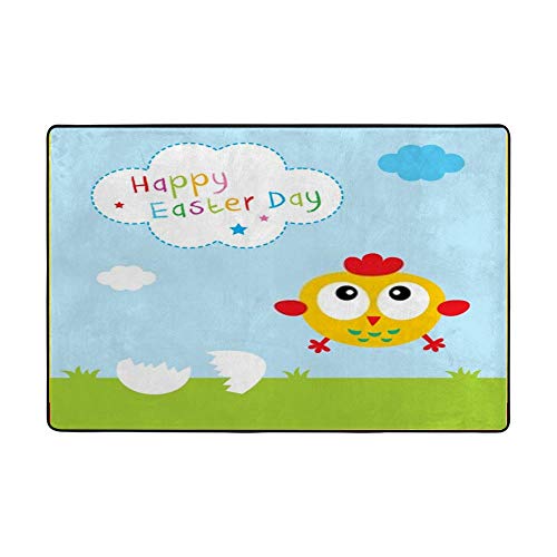 Tapis de maison Joyeux Pâques grand tapis polyester design moderne