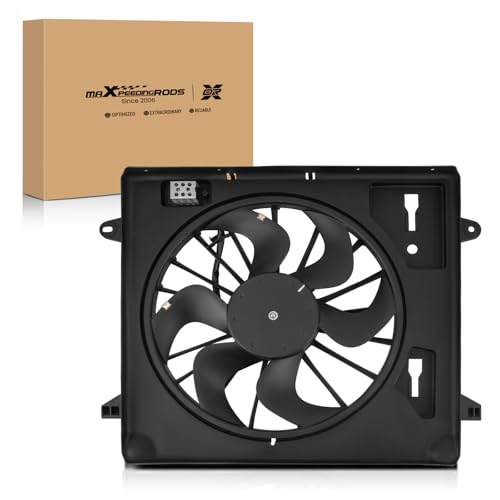 Image of maXpeedingrods Engine Radiator Cooling Fan Assembly for Jeep Wrangler JK V6 3.8L 2007-2011