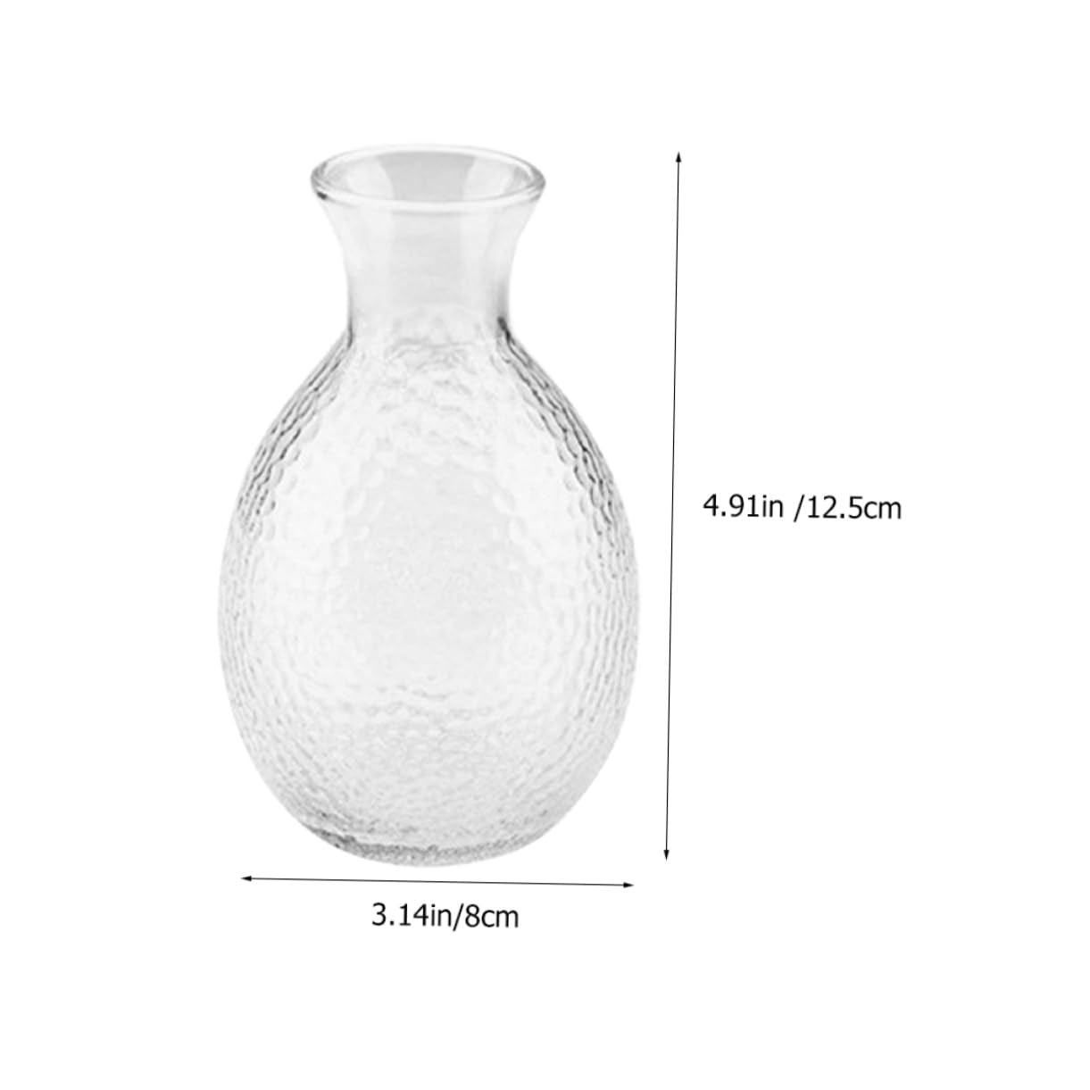 Garneck Hand Warmer Mug Kulhad Japanese Style Sake Pot Sake Tank Wine Sake Holder Siphon Gourd Traditional Japanese Sake Kettle Sake Warmer Pot Containers Water Clear Cup Glass Transparent