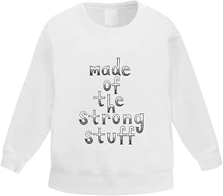 Azeeda 'Strong Stuff Text' Kid's Sweatshirt/Jumper (3-4 Years) (KW00029845)