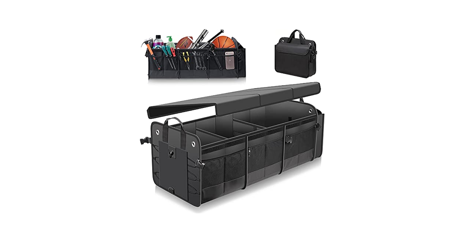 旅行かばん・小分けバッグ Creek / Car Trunk Cargo Organizer Quiet Mountain × Creek Angler's Device / Car Trunk Cargo