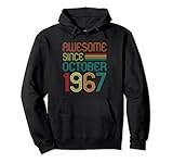 Photo Gallery awesome since october 1967 retro 55th birthday 55 years old felpa con cappuccio Photo Gallery awesome since october 1967 retro 55th birthday 55 years old felpa con cappuccio