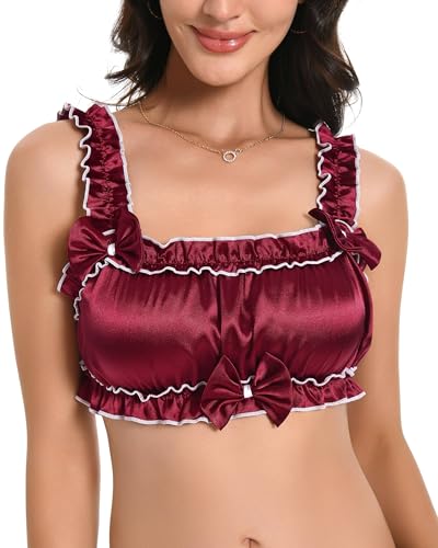 Bralette de lingerie sissy ajustée résolvant le manque de douceur - 3