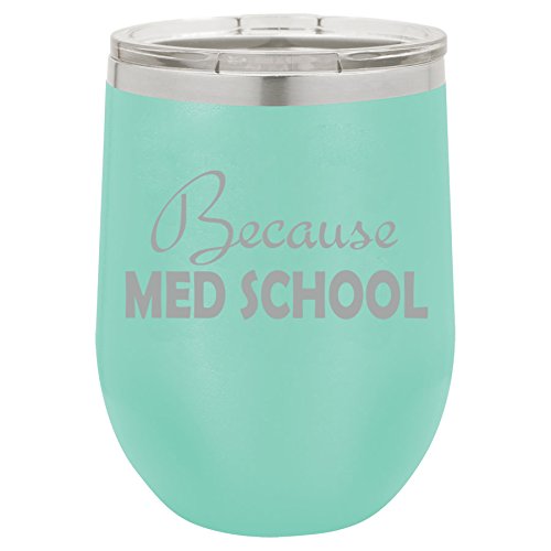 12 oz Double Wall Vacuum Insulated Stainless Steel Stemless Wine Tumbler Glass Coffee
