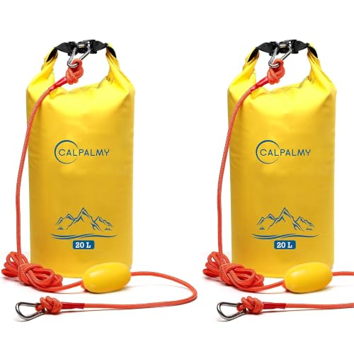 CALPALMY 2PK 2-in-1 Sand Anchor Bags for Floats, Rafts, Jet Skis & Kayaks