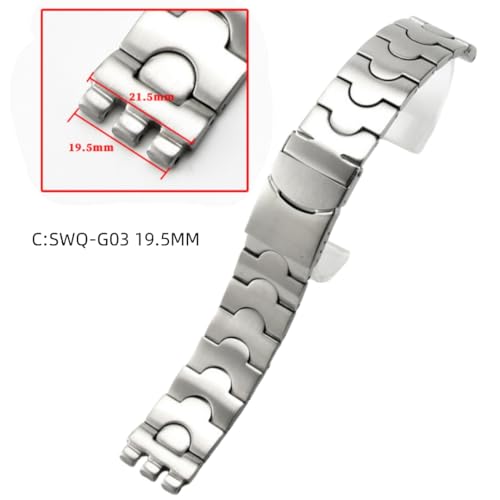 Bracelet 316L acier inoxydable solide pour Swatch YGS Yas