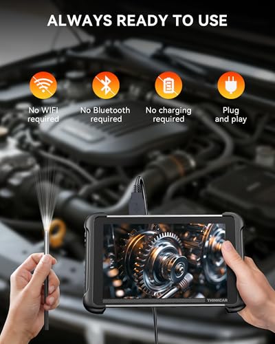 Image of THINKCAR TES102 Endoscope Inspection Camera, 5.5mm 2MP HD Borescope