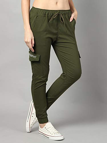 Image of dockstreetWomen Lowers Bz17Olive dckpcktprnttokko MOlive dockstreet Pocket Design M