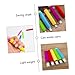HAPINARY 10pcs Plastic Chalk Holder Set Adjustable Reusable Chalk Clips for Teachers Compatible with All Types Prevents Breakage Keeps Hands Clean