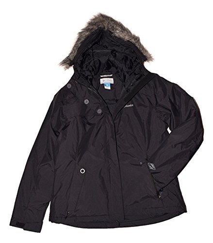 Veste Hemlock Lake Columbia coupe-vent femme noir vêtement imperméable mi-saison