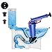 Power Sink Unclogger Drain Gun Pump Cleaner Air Power Blaster Unblock Adapters Drain Clog Remover Auger for Toilet Wash Basin Home,Toilet Plunger, Toilet Plunger, Power Sink Unclogger Drain Gun