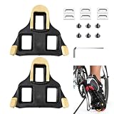 VoxelTek Conjunto de Calas SPD-SL, Ángulo de Liberación 13°, Compatible con Zapatillas de Ciclismo de Carretera de 3 Tornillos, Resistentes a la Intemperie y Duraderas para Ciclistas Expertos