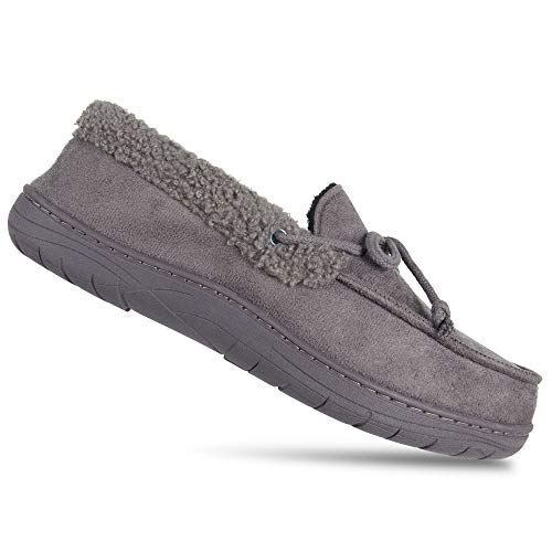Hanes Mocassim masculino texturizado, Moc cinza, Large