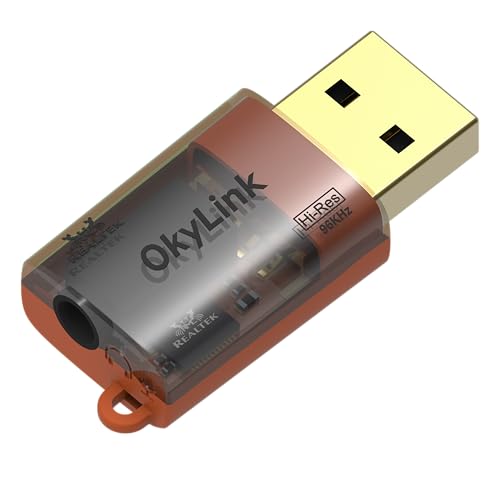 Tarjeta Sonido USB OkyLink Solución para Entrada de Audio Dañada en Consolas y PC 6