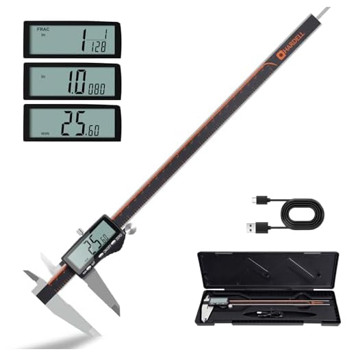 HARDELL 12-Inch Digital Caliper with LCD