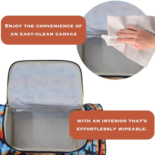 NGIL Canvas 20" inch Duffle Bag (Cowboy Silhouette-Navy)3