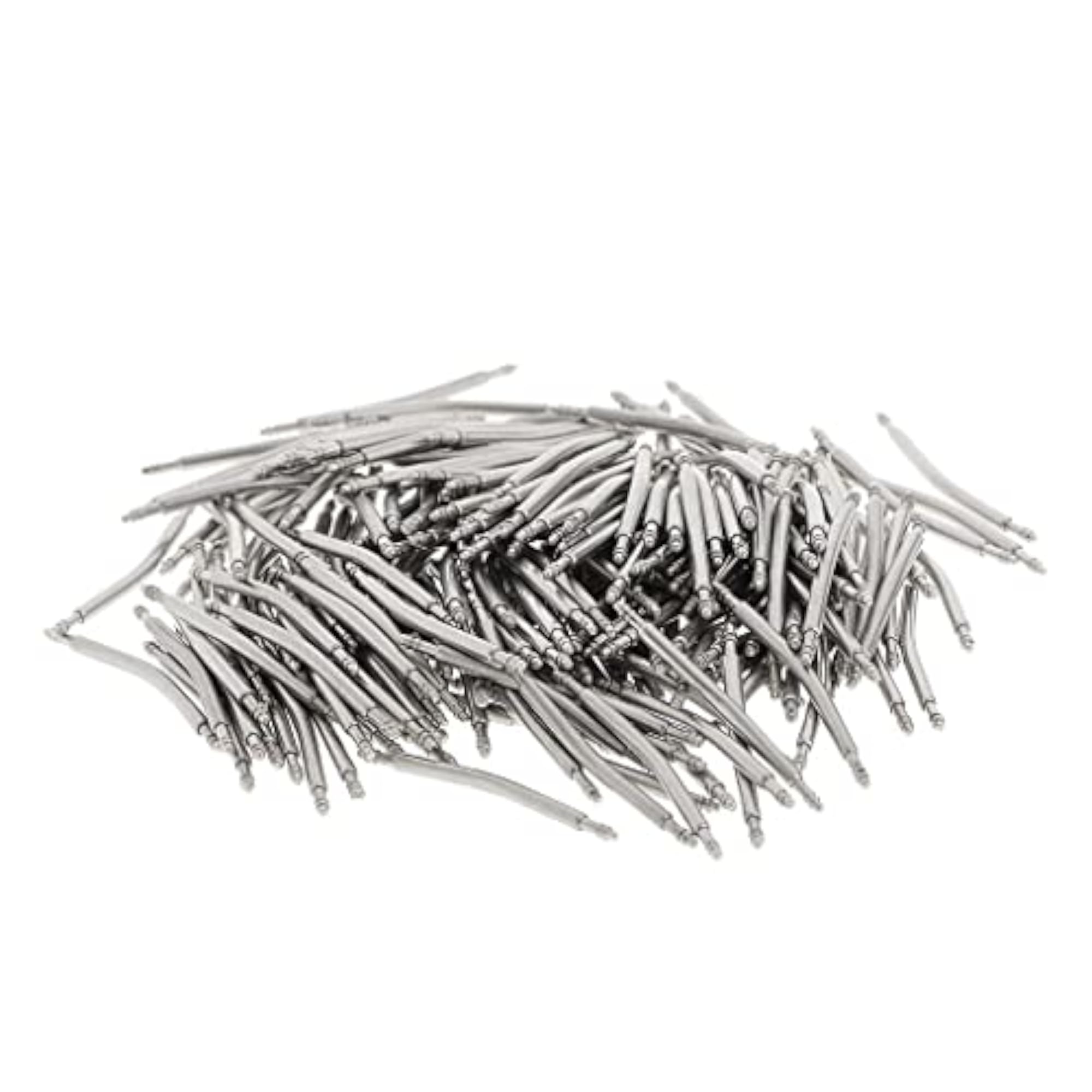 200pcs Stainless Steel Curved Spring Bar Pins for Watch Band